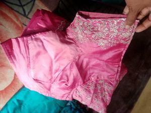 Rose Slik Saree