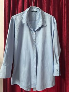 Blue Oversized Shirt