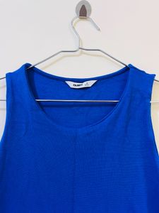 Blue Midi Bodycon Dress