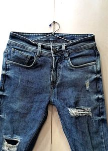 Blue Rugged Denim Jeans (Men)