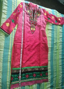 Price*Boutique Stitched Cotton Blend Ombre Pink R