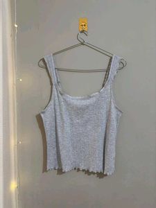 Grey Sleeveless Tank Top