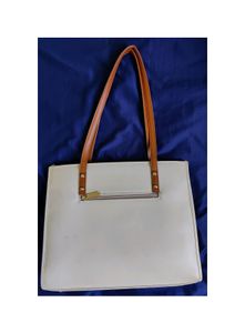 Caprese Diana Faux Leather Zipper Closure Tote Bag