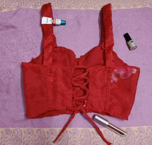 Organza Corset🏵️ Tube Top