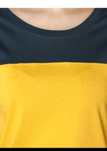 Yellow Blue Striped T-shirt