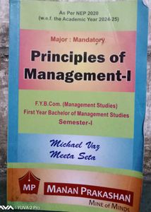 Principles of Management-I