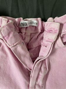 Zara Pink Denim Jeans