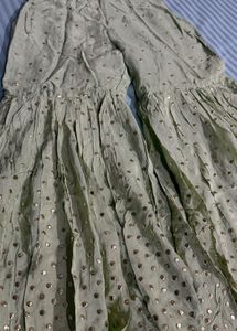 Elegant Olive Green Dress