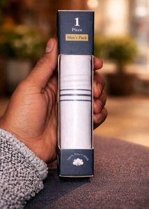 Men's 100% Cotton Handkerchief - New