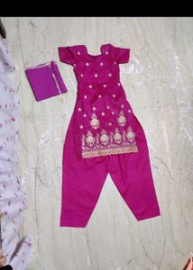 Two Punjabi Suits - Purple &amp; Pink