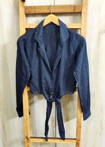 Grey Lining Cotton Top Size-32