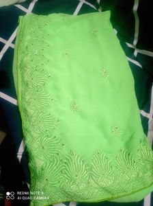Elegant Green Saree