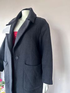 Navy blue overcoat-FIXED PRICE