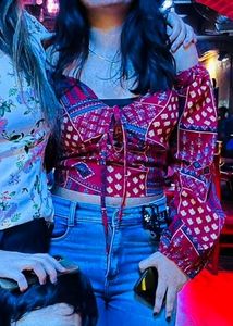 LAST 200/-!! Women Jaipuri Print Designer Off Shou