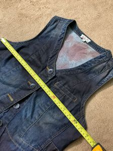 Denim Waist Coat