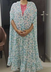 Floral co-ord set with shrug