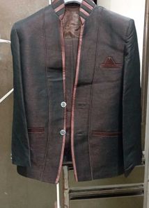 Brown Coat Pant