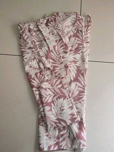 Leaf Print Plazzo Set