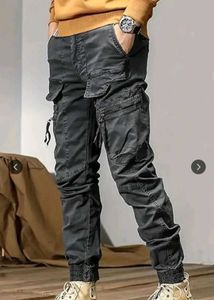 Stylish Grey Cargo Pants