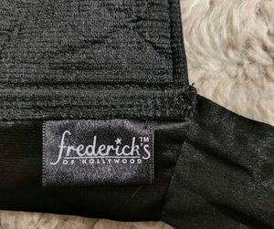 ✨Black Fur Halter Top-Frederick&#39;s of Hollywood
