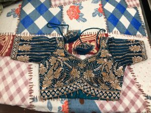 Peacock Blue Elegant Lehenga Choli With Dupatta