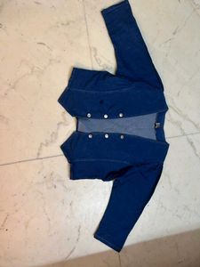 Denim Cropped Jacket