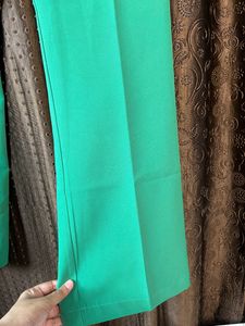 Green Smart Trousers