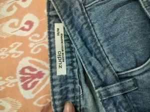 Zudio Wide Leg Cropped Jeans