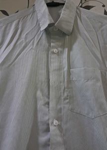 Light Blue Striped Shirt 👔