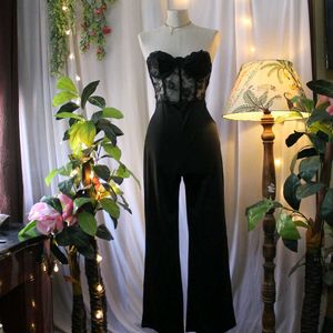 Lace Trim Jumpsuit