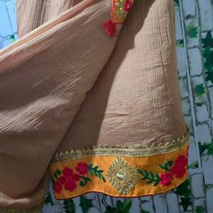 Embroidered Saree