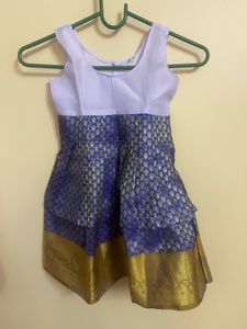 Banaras Pattu Pavadai for Girls 1 - 3 Yrs