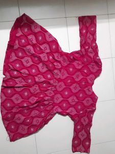 Pink Paisley Print Lounge Set