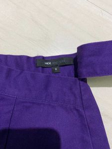 Cute Purple Mini Skirt