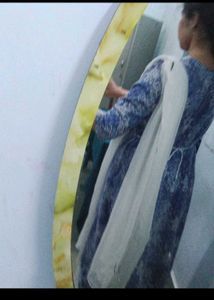 Blue White Cotton Xl Frock Legi Treditional Women