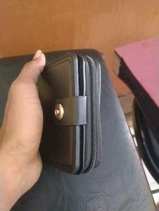 Brown Zipper Wallet