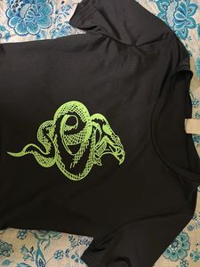 Urbanic Black Snake Print Top | Chic &amp; Edgy | Medi