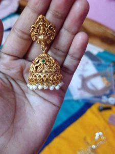 Gold Plated Indian Jewelry Set