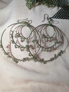 Silver Earrings Pack Of (3)