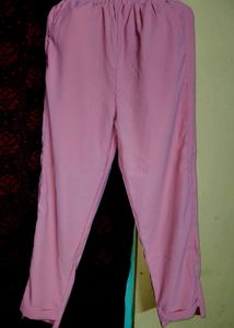 Pink Casual Trousers
