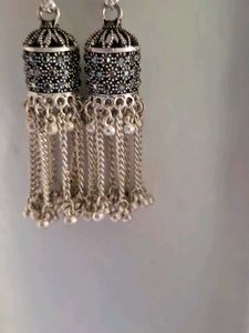 Leaf Jhumka Earrings