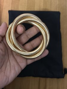 Anti Tarnish Bangle Bracelet