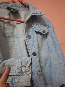H&amp;M Crop Denim Jacket