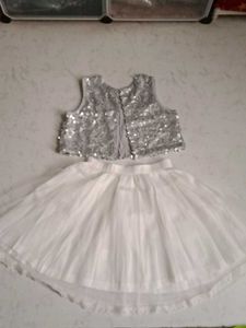 Sequin Top &amp; Tulle Skirt Set fixed price