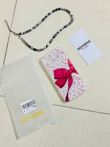 Savana   Girlish Look I Phone 13 Case with Lanyard