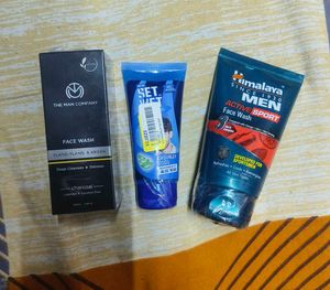 Men Facewash & Hair Gel Combo