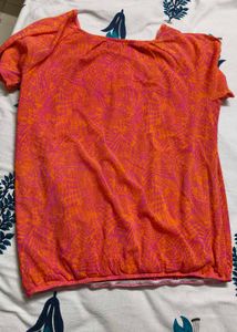 George Women Printed Regular Fit Elastic Nylon Top