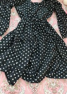 Black Polka Dot Dress – Old Money Vibes ✨💃🏻
