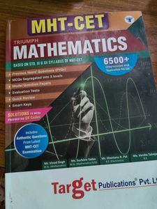 MHT-CET Triumph Chemistry , physics , maths Books