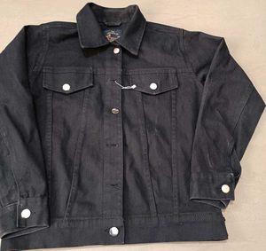 Stylish Black Denim Jacket